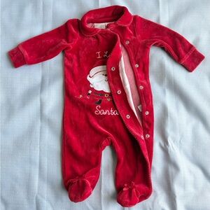 Koala Kids Festive Red Baby Christmas Sleeper - 3M